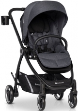 Детская коляска 2 в 1 Euro-Cart Crox 9023-ECC-01, Coal